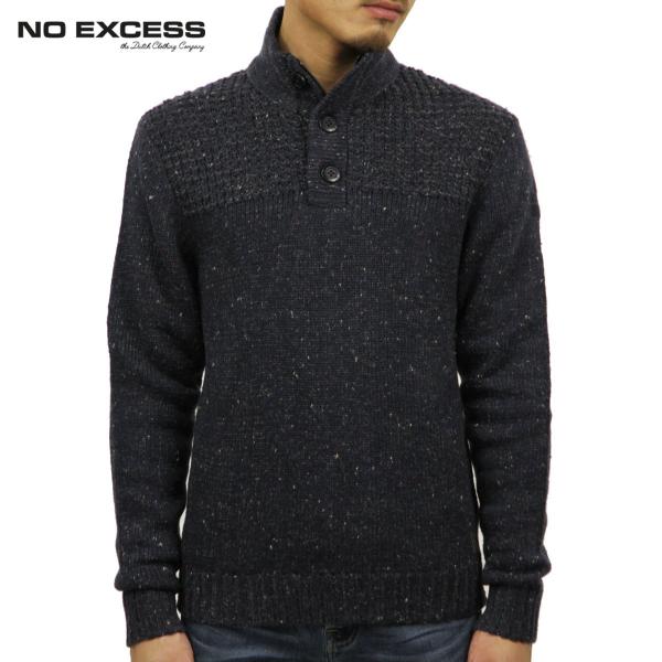 ノーエクセス NO EXCESS 正規品 メンズ セーター Half Button Zip Pull...