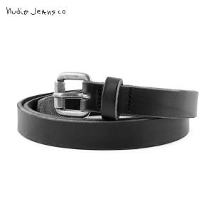 ヌーディージーンズ Nudie Jeans 正規販売店 メンズ ベルト DANSSON SLIM LEATHER BELT｜mixon