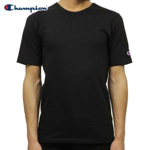 チャンピオン Tシャツ 正規品 CHAMPION 半袖Tシャツ CREW TEE T1919 Heritage Tee 003-BLACK 父の日 プレゼント ラッピング｜mixon