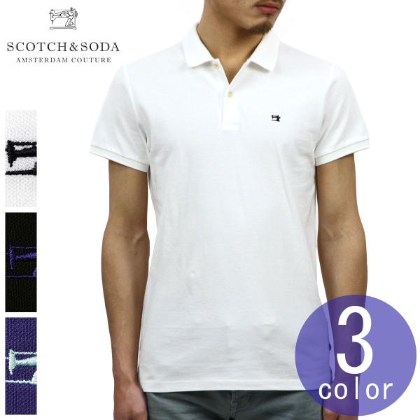 スコッチアンドソーダ SCOTCH＆SODA 正規販売店 メンズ ワンポイント 半袖ポロシャツ CL...
