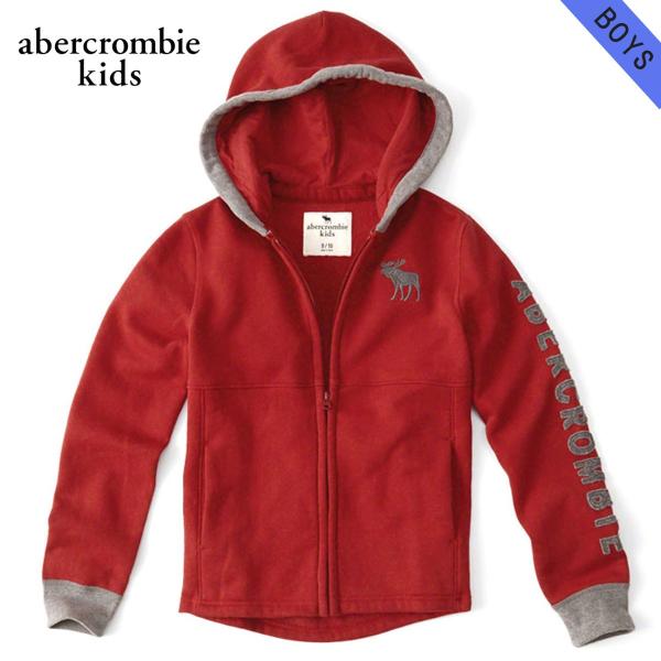 アバクロ パーカー キッズ AbercrombieKids 正規品 子供服 ボーイズ logo fu...