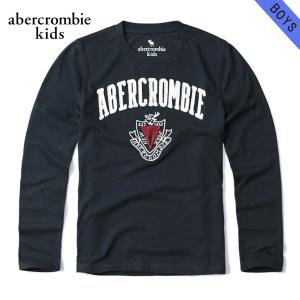 アバクロキッズ Tシャツ ロンT ボーイズ 子供服 正規品 AbercrombieKids 長袖Tシャツ long-sleeve logo graphic tee 223-616-0033-023 D00S20｜mixon