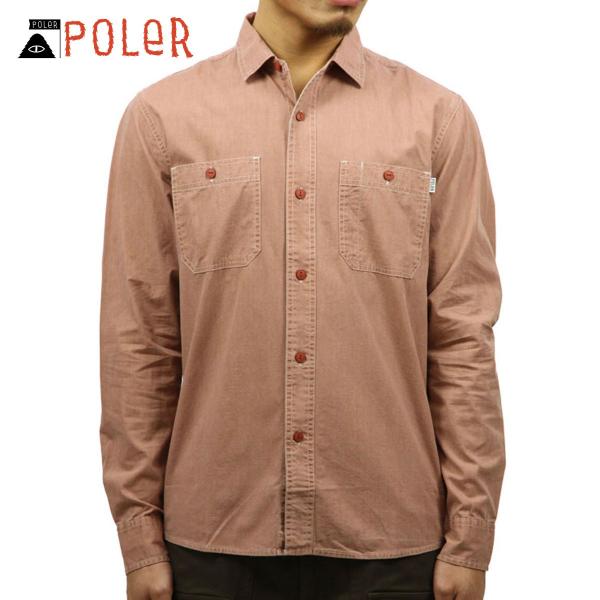 ポーラー シャツ メンズ 正規販売店 POLER 長袖シャツ WASHED UP L/S WOVEN...