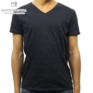 【ストアポイント10倍 6/5 0:00〜6/6 23:59】 スコッチアンドソーダ Tシャツ メンズ SCOTCH＆SODA 正規販売店 半袖 V-NECK 父の日 プレゼント ラッピング｜mixon