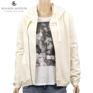 20%OFFセール 【販売期間 5/22 0:00〜5/23 23:59】 メゾンスコッチ MAISON SCOTCH 正規販売店 レディース ジップアップパーカー ZIP-THROUGH TWISTED HOODI｜mixon