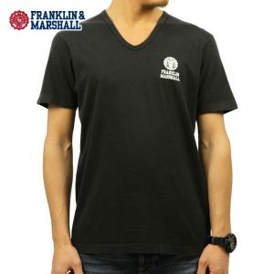 フランクリンマーシャル Tシャツ メンズ FRANKLIN＆MARSHALL 正規販売店 半袖 V-NECK TEE BL｜mixon