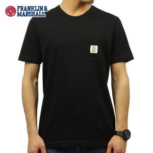 フランクリンマーシャル Tシャツ メンズ FRANKLIN＆MARSHALL 正規販売店 半袖ポケ POCKET TEE BLACK TSMF196AN 4017 0021 父の日 プレゼント ラッピング｜mixon