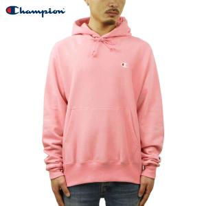 チャンピオン パーカー メンズ 正規品 CHAMPION リバースウィーブ プルオーバーパーカー REVERSE WEAVE HEAVYWEIGHT 12oz PULLOVER HOODIE GF68 PINK｜mixon