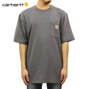 カーハート CARHARTT 正規品 メンズ 半袖ポケットTシャツ WORKWEAR POCKET SHORT-SLEEVE T-SHIRT K87 CHR CHARCOAL｜mixon