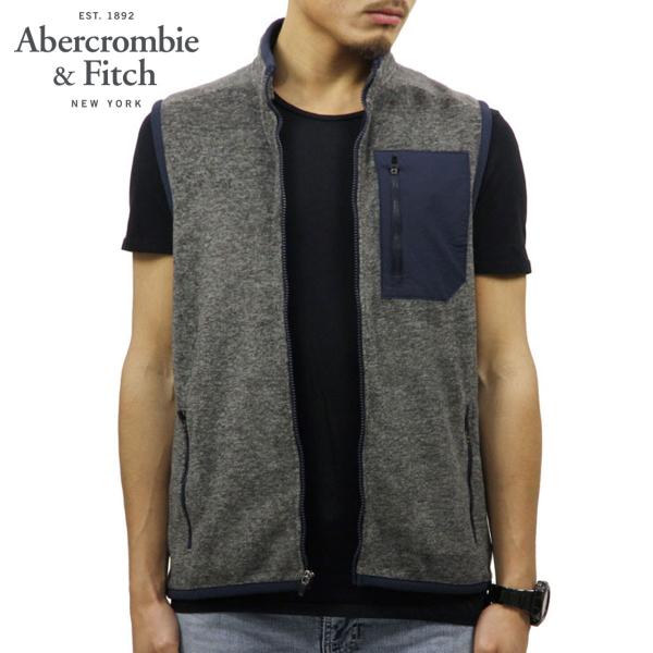 アバクロ メンズ Abercrombie＆Fitch 正規品 フリースベスト FLEECE VEST...