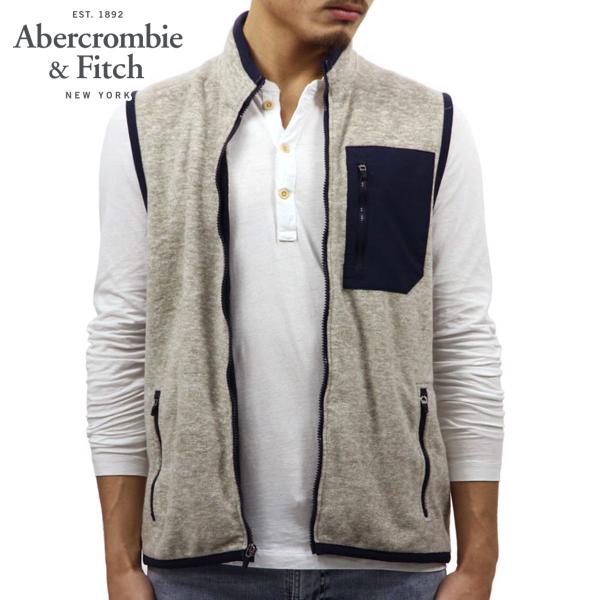 アバクロ メンズ Abercrombie＆Fitch 正規品 フリースベスト FLEECE VEST...