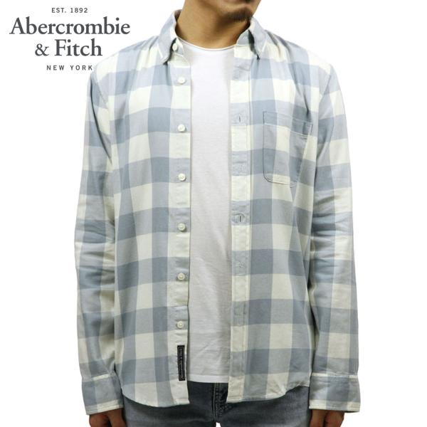 アバクロ シャツ メンズ Abercrombie＆Fitch 正規品 BLEACH WASH TWI...