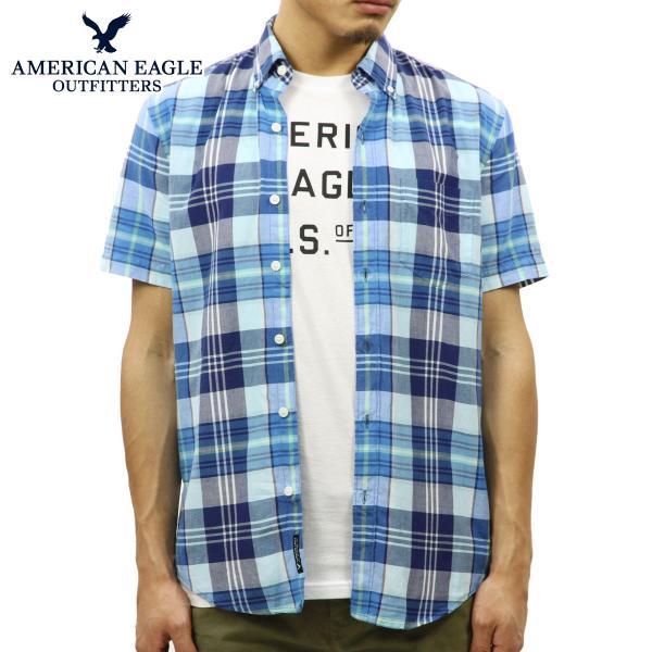 アメリカンイーグル シャツ メンズ 正規品 AMERICAN EAGLE 半袖シャツ AEO SHO...