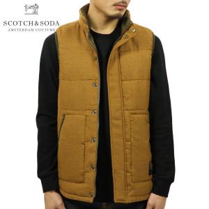 スコッチアンドソーダ メンズ SCOTCH＆SODA 正規販売店 ベスト WOOL QUILTED BODYWARMER DOWN VEST 139368 0217 41811 COMBO A｜mixon