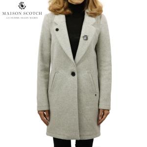 【ボーナスストア 誰でも+5% 5/11 0:00〜5/12 23:59】 メゾンスコッチ MAISON SCOTCH 正規販売店 レディース コート BONDED WOOL COAT 140525 0A 41113 GRE｜mixon