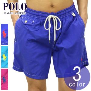 10%OFFクーポンセール 【利用期間 4/27 0:00〜4/29 23:59】 ポロ ラルフローレン メンズ POLO RALPH LAUREN 正規品 水着 スイムパンツ 5,3-INCH SWIM TRUNK｜mixon