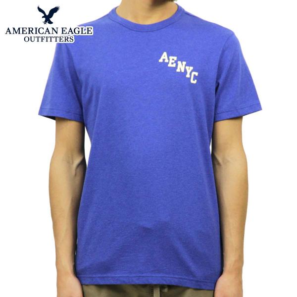 アメリカンイーグル AMERICAN EAGLE 正規品 メンズ クルーネック 半袖ロゴTシャツ A...