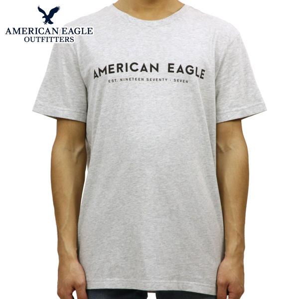 アメリカンイーグル AMERICAN EAGLE 正規品 メンズ クルーネック 半袖ロゴTシャツ A...