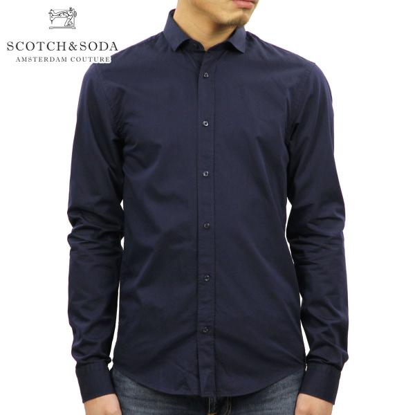 スコッチアンドソーダ SCOTCH＆SODA 正規販売店 メンズ 長袖ドレスシャツ SLIM FIT...