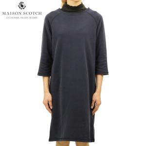 【ストアポイント10倍 5/22 0:00〜5/23 23:59】 メゾンスコッチ MAISON SCOTCH 正規販売店 レディース スウェット素材 ワンピース SUPER SOFT SWEAT DRESS｜mixon