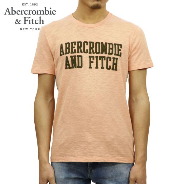 アバクロ Tシャツ 正規品 Abercrombie＆Fitch 半袖Tシャツ クルーネック LOGO...