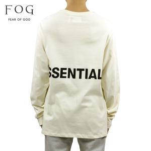 フィアオブゴッド fog essentials ロンT メンズ 正規品 FEAR OF GOD 長袖Tシャツ FOG - FEAR OF GOD ESSENTIALS BOXY GRAPHIC LONG SLEEVE T-SHIRT CREAM｜mixon