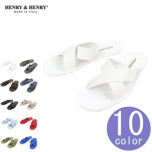 ヘンリーアンドヘンリー HENRY＆HENRY 正規販売店 メンズ レディース ビーチサンダル クロス CROSS SANDAL｜mixon