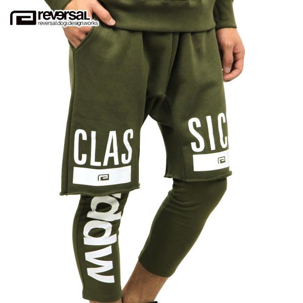 リバーサル REVERSAL rvddw 正規販売店 メンズ レイヤードスウェットショートパンツ C...