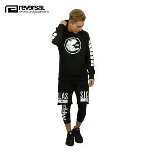 リバーサル パーカー メンズ 正規販売店 REVERSAL rvddw プルオーバーパーカー ＆ショートパンツ ジャージセットアップ PARKA＆PANTSrv18aw008 rv18aw009｜mixon