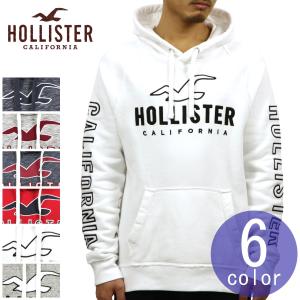 ホリスター HOLLISTER 正規品 メンズ ロゴアップリケ プルオーバーパーカー Logo Graphic Hoodie 322-226｜mixon