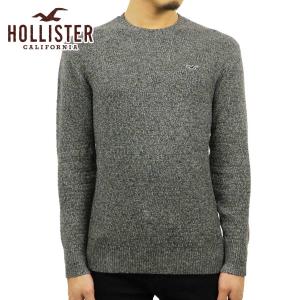 【ボーナスストア 誰でも+5% 5/11 0:00〜5/12 23:59】 ホリスター セーター メンズ 正規品 HOLLISTER クルーネックセーター Waffle Crewneck Sweater 320-2