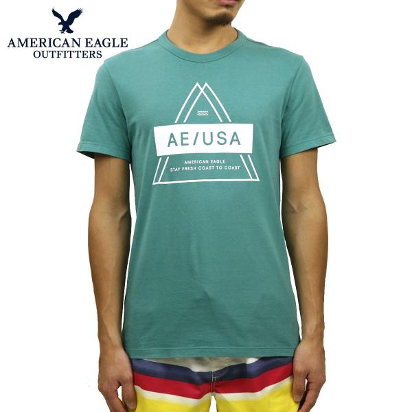 アメリカンイーグル Tシャツ 正規品 AMERICAN EAGLE 半袖Tシャツ クルーネックTシャ...