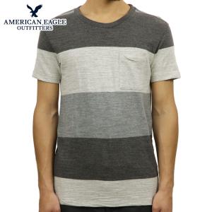アメリカンイーグル Tシャツ 正規品 AMERICAN EAGLE 半袖Tシャツ AE STRIPE TEE 1162-9263-024｜mixon