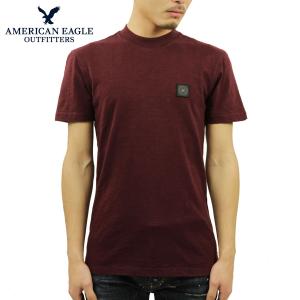 アメリカンイーグル Tシャツ 正規品 AMERICAN EAGLE 半袖Tシャツ クルーネック ロゴ AE COTTON SLUB WORKWEAR T-SHIRT 116 父の日 プレゼント ラッピング｜mixon