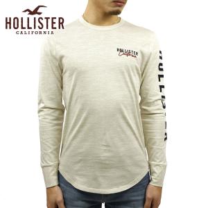 ホリスター ロンT メンズ 正規品 HOLLISTER 長袖Tシャツ クルーネックTシャツ Logo Graphic Tee 323-248-0234-412｜mixon