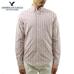 【ボーナスストア 誰でも+5% 5/22 0:00〜5/23 23:59】 アメリカンイーグル シャツ メンズ 正規品 AMERICAN EAGLE 長袖シャツ ボタンダウンシャツ ワークシ｜mixon