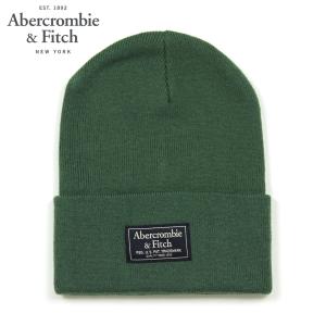 アバクロ キャップ メンズ レディース 正規品 Abercrombie＆Fitch 帽子 ビーニー ニットキャップ LOGO TURN UP BEANIE 112-200-0276-300｜mixon