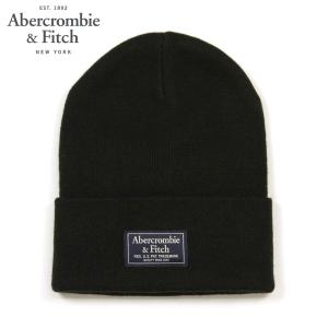 アバクロ キャップ メンズ レディース 正規品 Abercrombie＆Fitch 帽子 ビーニー ニットキャップ  LOGO TURN UP BEANIE 112-200-0264-900｜mixon