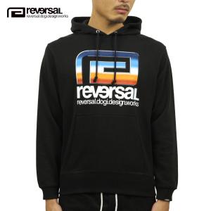 リバーサル パーカー メンズ 正規販売店 REVERSAL rvddw プルオーバーパーカー RETRO FUTURE BIG MARK SWEAT PARKA rv19aw014 BLACK｜mixon