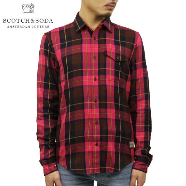 スコッチアンドソーダ シャツ メンズ 正規販売店 SCOTCH＆SODA 長袖シャツ ワークシャツ ...