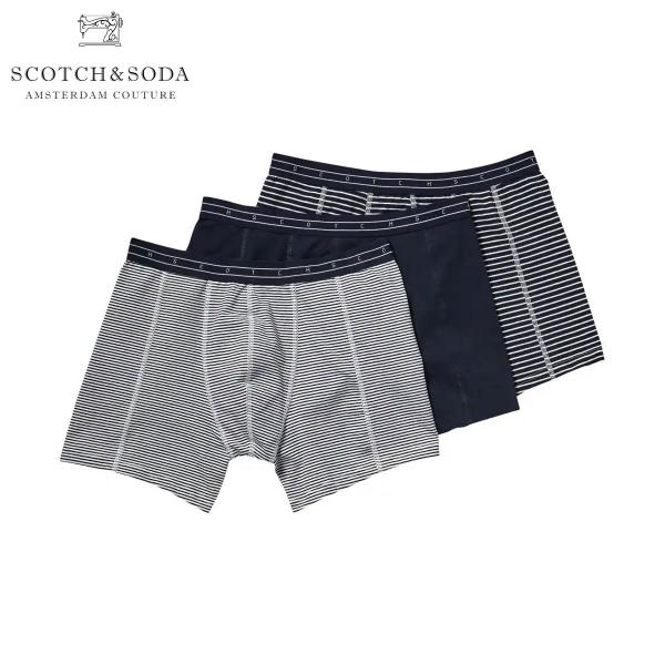 スコッチアンドソーダ ボクサーパンツ メンズ 正規販売店 SCOTCH＆SODA 下着 3枚組 BA...