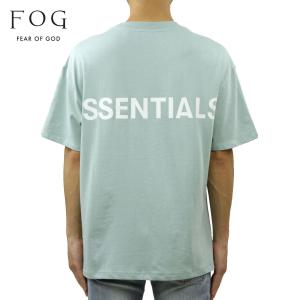 フィアオブゴッド fog essentials Tシャツ 正規品 FEAR OF GOD エッセンシャルズ 半袖Tシャツ ロゴ クルーネック FOG ESSENTIALS 3M LOGO BOXY T-SHIRT BLUE｜mixon