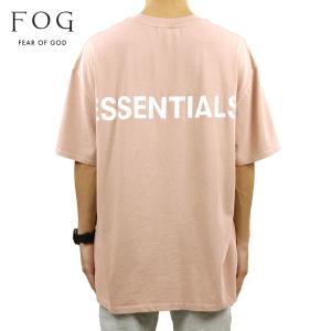 フィアオブゴッド fog essentials Tシャツ 正規品 FEAR OF GOD エッセンシャルズ 半袖Tシャツ ロゴ クルーネック FOG ESSENTIALS 3M LOGO BOXY T-SHIRT BLUSH｜mixon