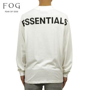 フィアオブゴッド fog essentials Tシャツ ロンT メンズ 正規品 FEAR OF GOD 長袖Tシャツ クルーネック ロゴ FOG ESSENTIALS 3M LOGO LONG SLEEVE BOXY T-SHIRT｜mixon