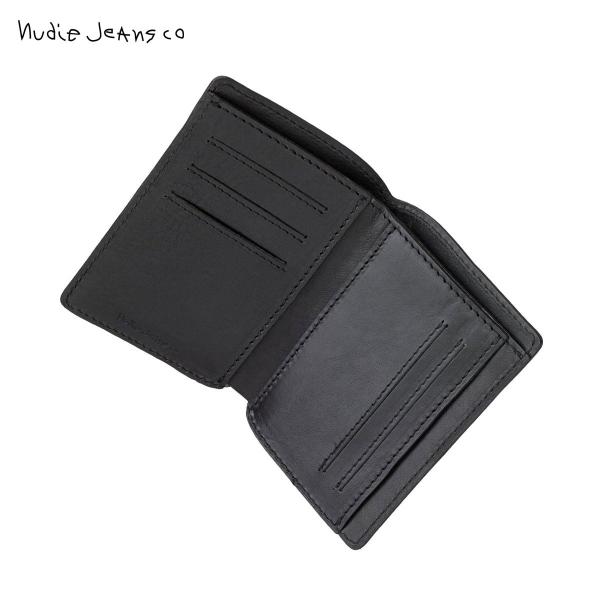 ヌーディージーンズ 財布 正規販売店 Nudie Jeans ウォレット 二つ折り 小銭入れあり M...