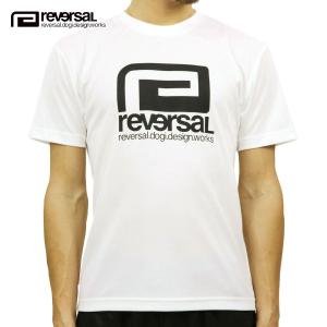 リバーサル Tシャツ 正規販売店 REVERSAL rvddw 半袖Tシャツ クルーネック ロゴ メッシュ地 BIG MARK DRY TEE rvbs028 WHITE｜mixon