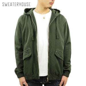 セーターハウス アウター メンズ 正規販売店 SWEATERHOUSE ジャケット ワークジャケット ZIP UP JACKET KHAKI 1JK1693 003｜mixon