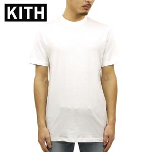 キス Tシャツ 正規品 KITH 半袖Tシャツ クルーネック ３枚組 KITH UNDERSHIRT 3-PACK KH3460 WHITE / HEATHER GREY / BLAC 父の日 プレゼント ラッピング｜mixon