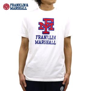 フランクリン マーシャル Tシャツ 正規販売店 FRANKLIN＆MARSHALL 半袖Tシャツ ロゴTシャツ LOGO CREW NECK TEE TSMF345AN 父の日 プレゼント ラッピング｜mixon