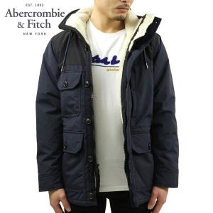 アバクロ フード付き キルティング ジャケット ネイビー Abercrombie&Fitch（アバクロンビー&フィッチ） アウター アバクロ